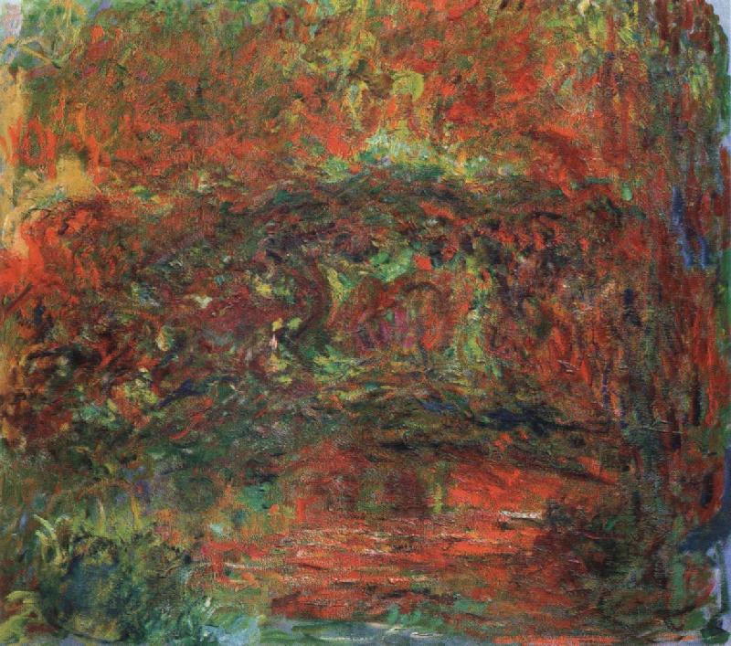 Claude Monet the japanese bridge Sweden oil painting art